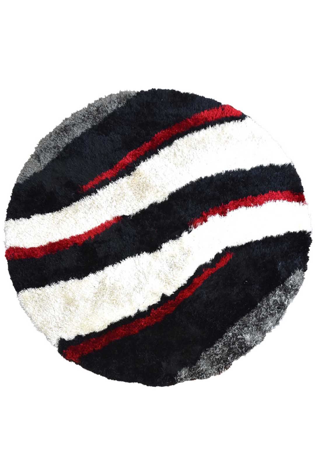 Moden Polyester Hand Tufted Shag Rug
