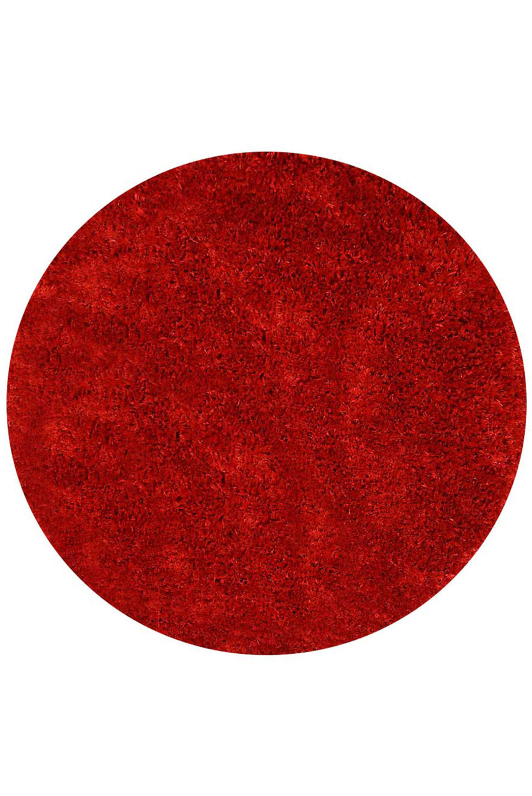Laal Shag Polyester Area Rug
