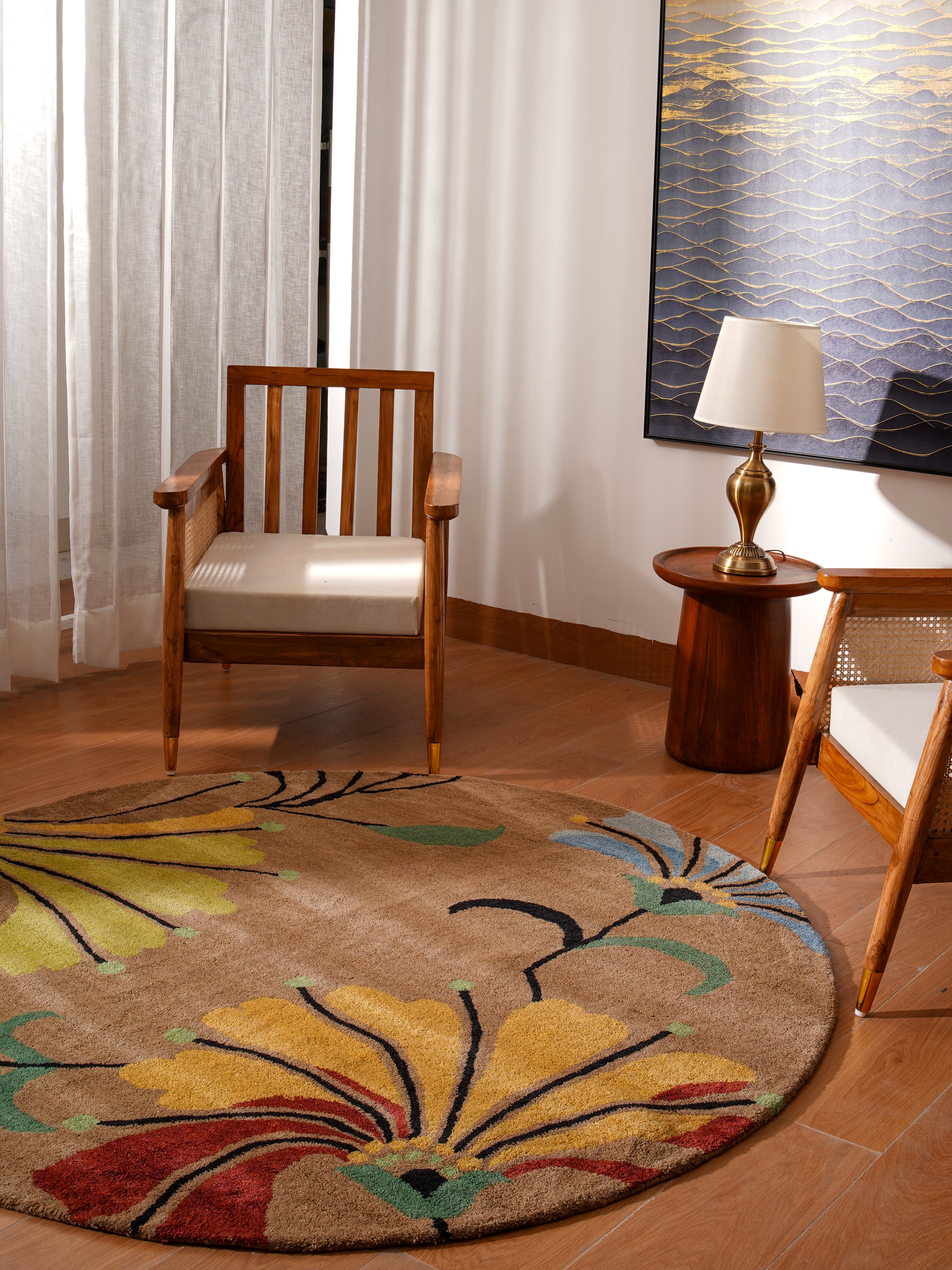 Rema Hand Tufted Wool Area Rug