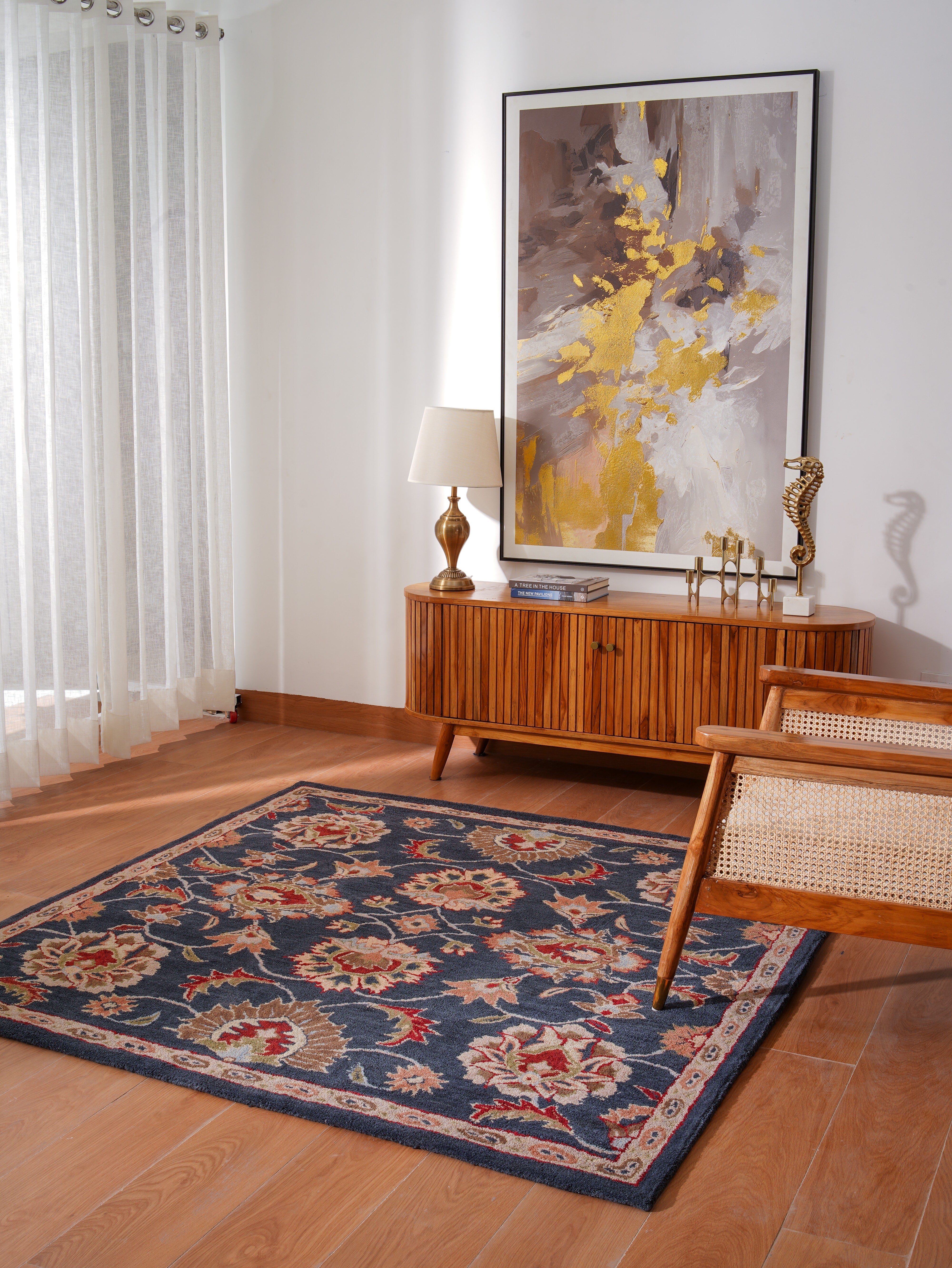Ankura Hand Tufted Oriental Wool Rug