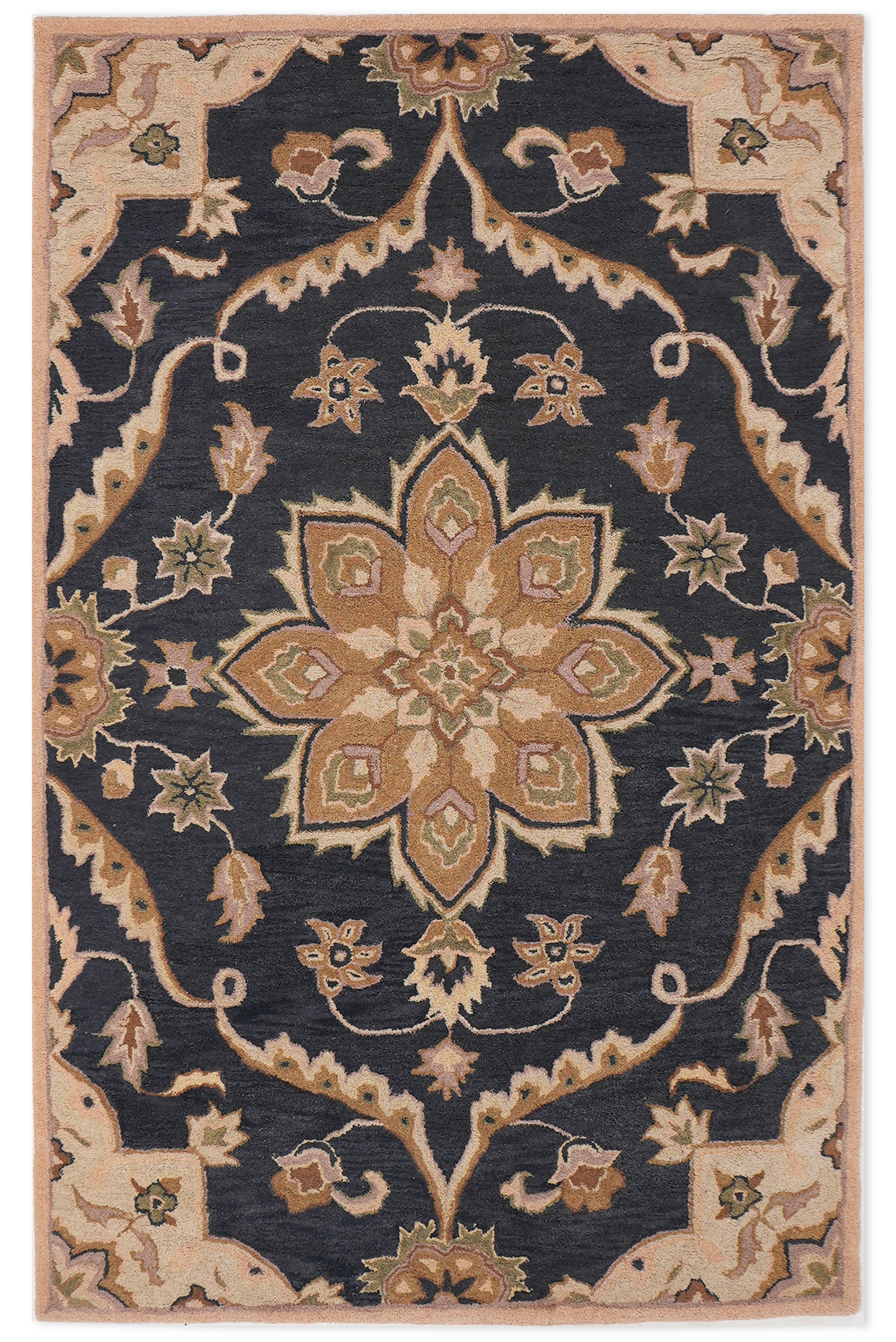 Aavira Hand Tufted Oriental Area Rug