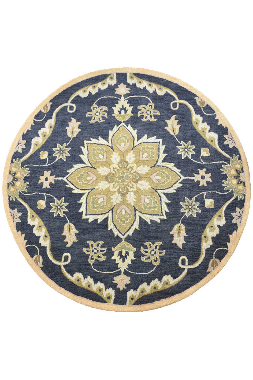 Aavira Hand Tufted Oriental Area Rug