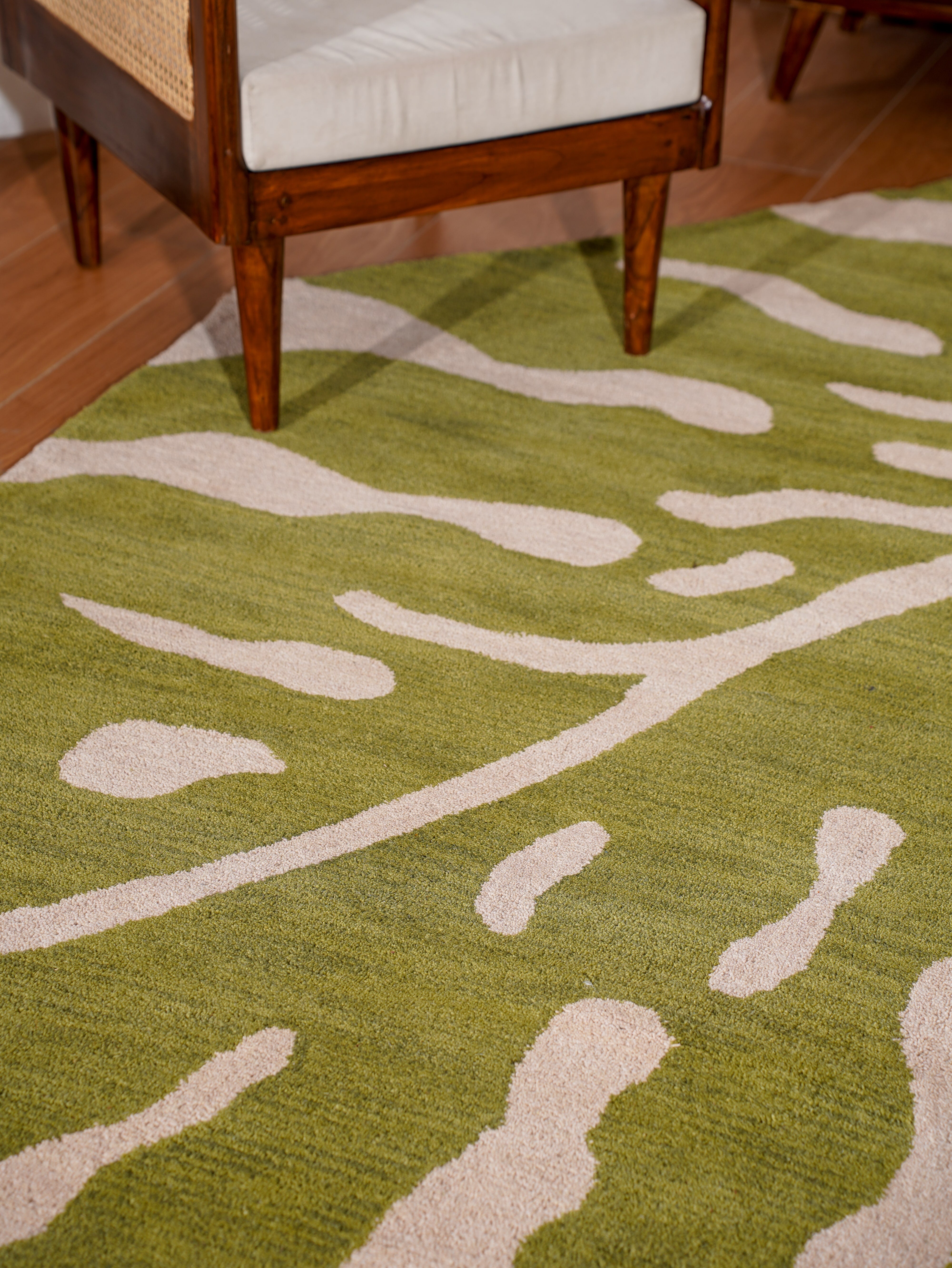 Sarin Hand Tufted Wool Area Rug