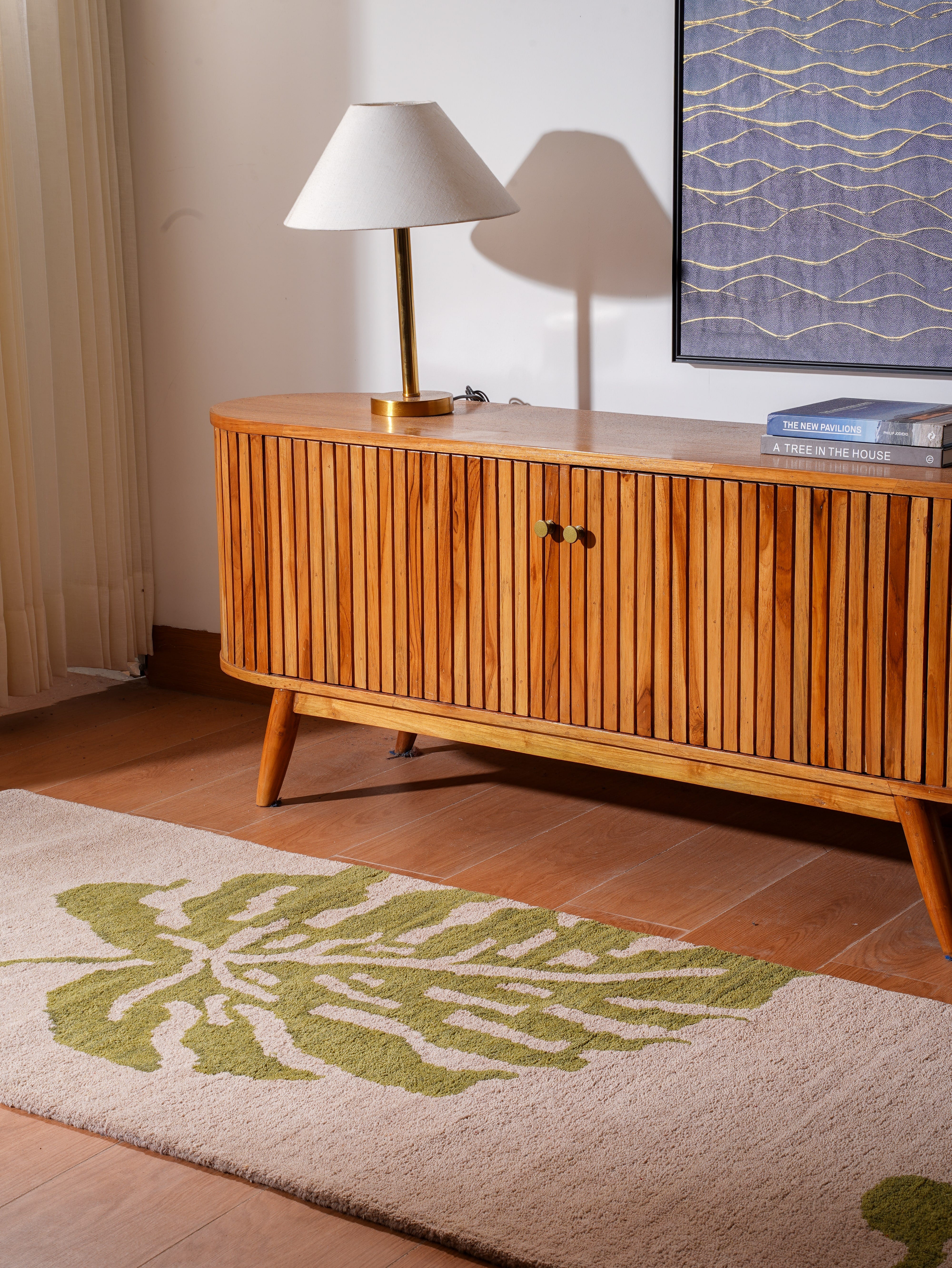 Sarin Hand Tufted Wool Area Rug