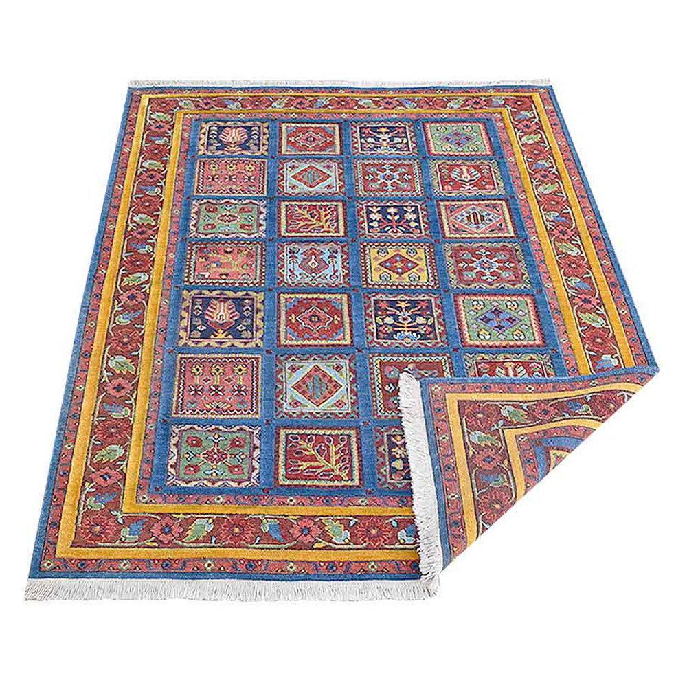 Kilkenny Hand Knotted Sumak Wool Area Rug - BBH HOMES LLC