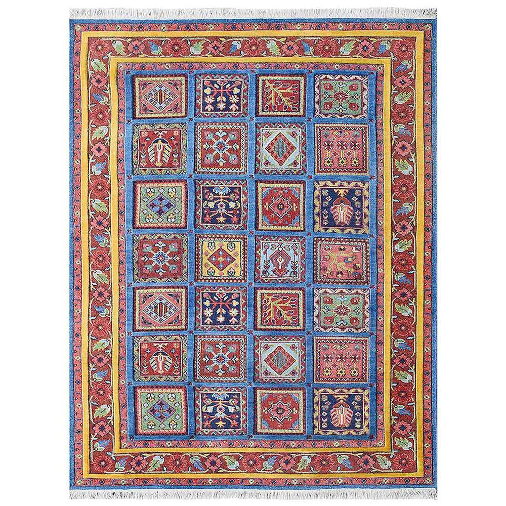 Kilkenny Hand Knotted Sumak Wool Area Rug - BBH HOMES LLC