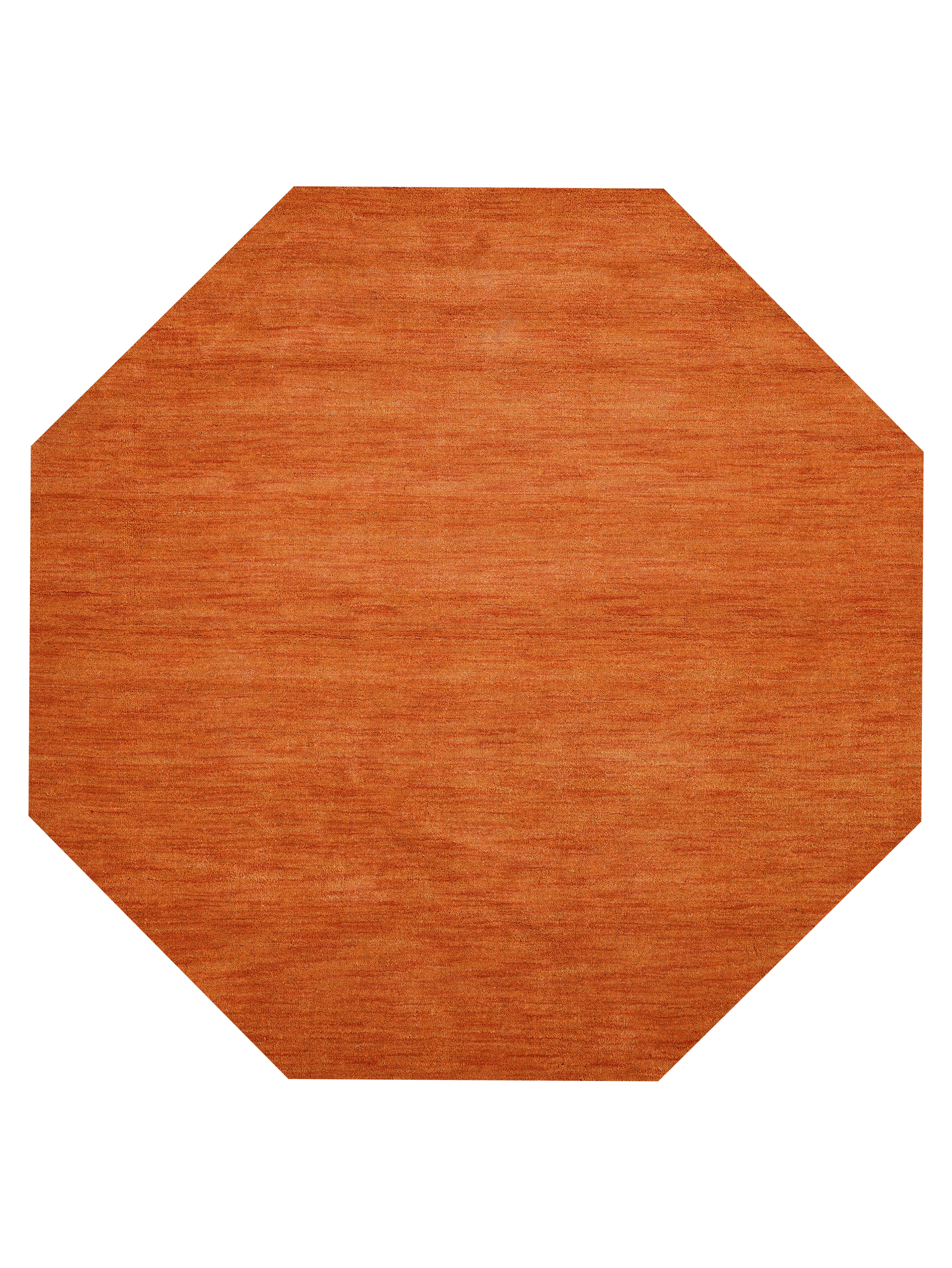 Solid Hand Knotted Wool Rug