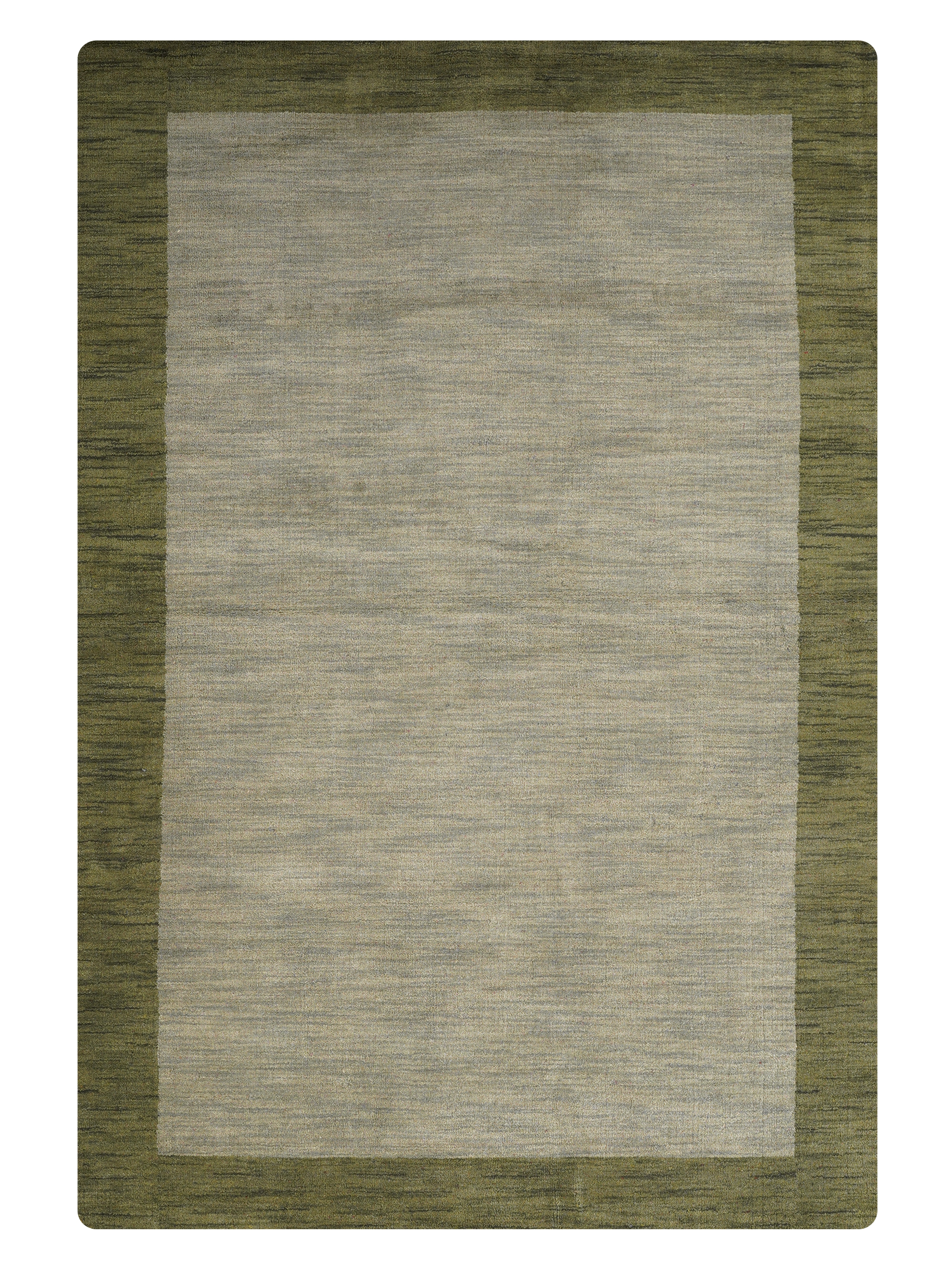 Frame Hand Knotted Wool Rug