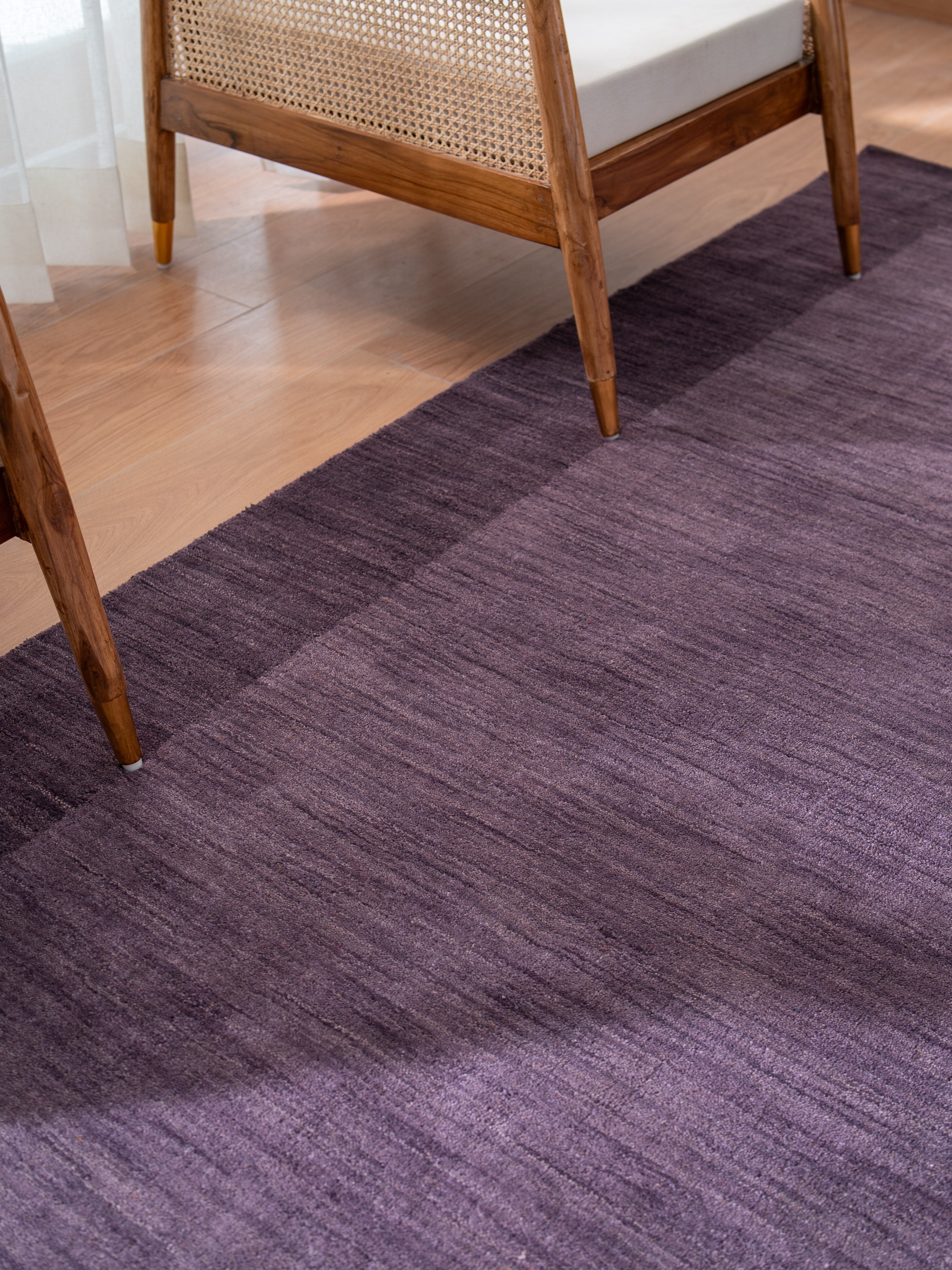 Frame Hand Knotted Wool Rug