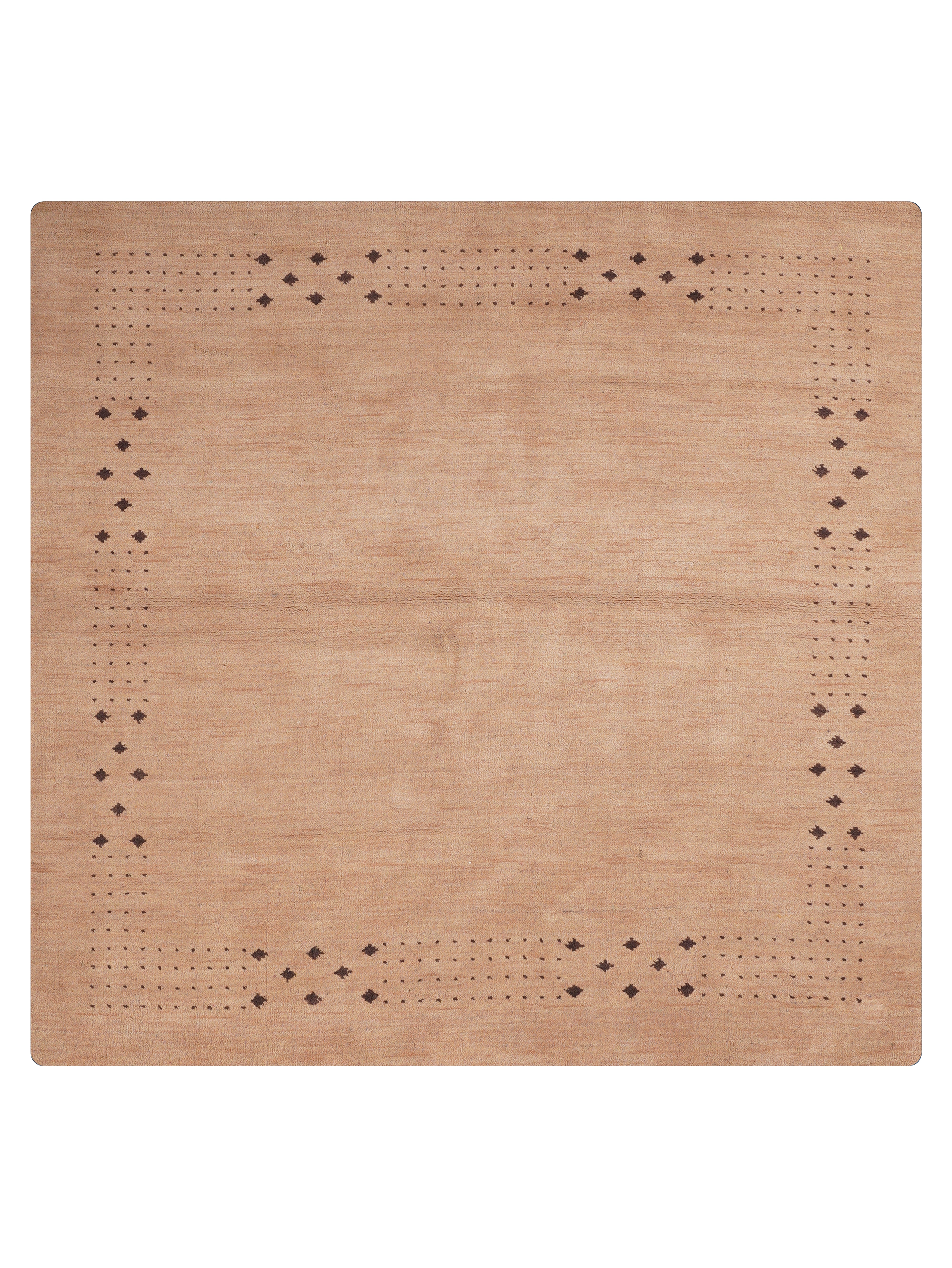 Teal Hand Knotted Wool Rug