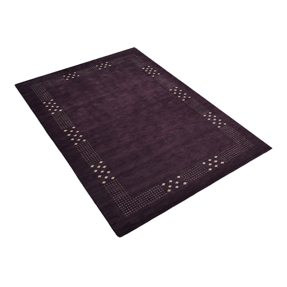 Teal Hand Knotted Wool Rug