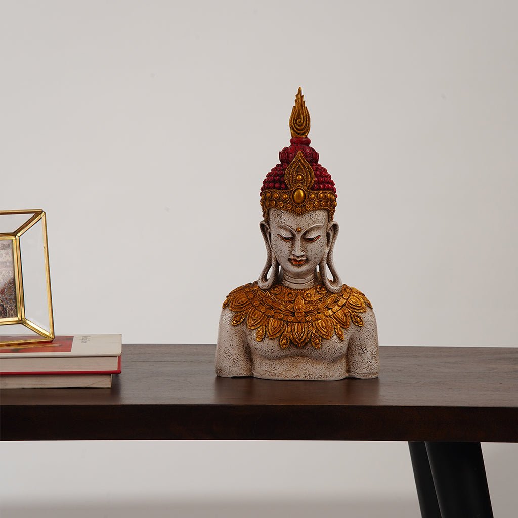 Lord Buddha Resin Figurine - BBH HOMES LLC