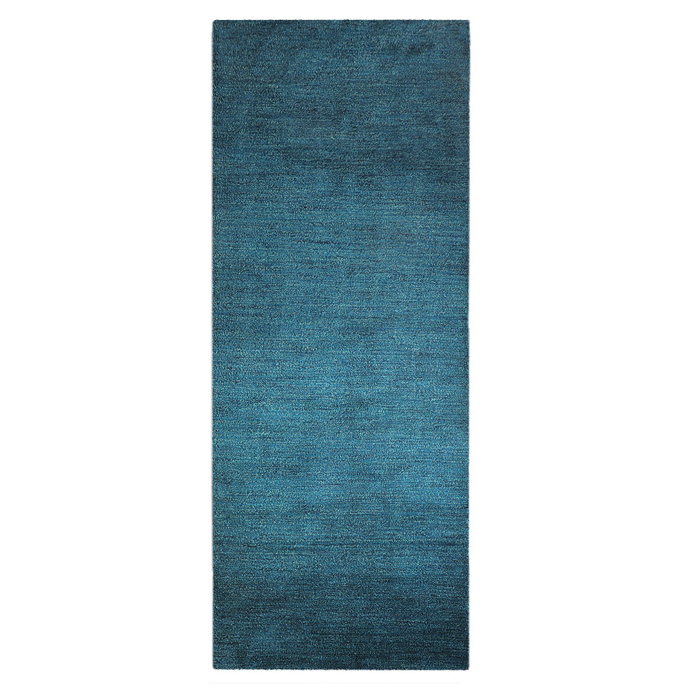 Solid Hand Knotted Recycled Silk Rug