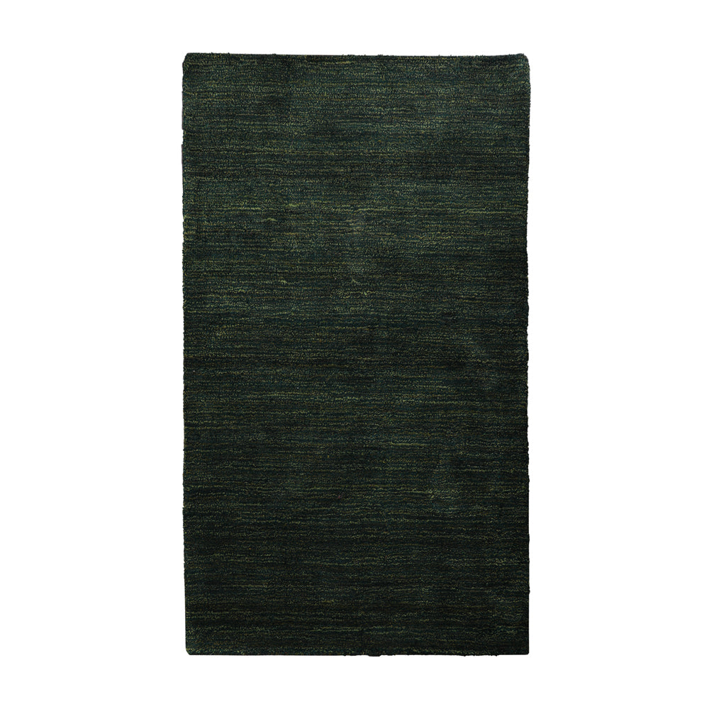 Solid Hand Knotted Recycled Silk Rug