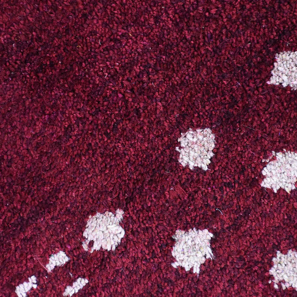 Stars Hand Knotted Recycled Silk Rug