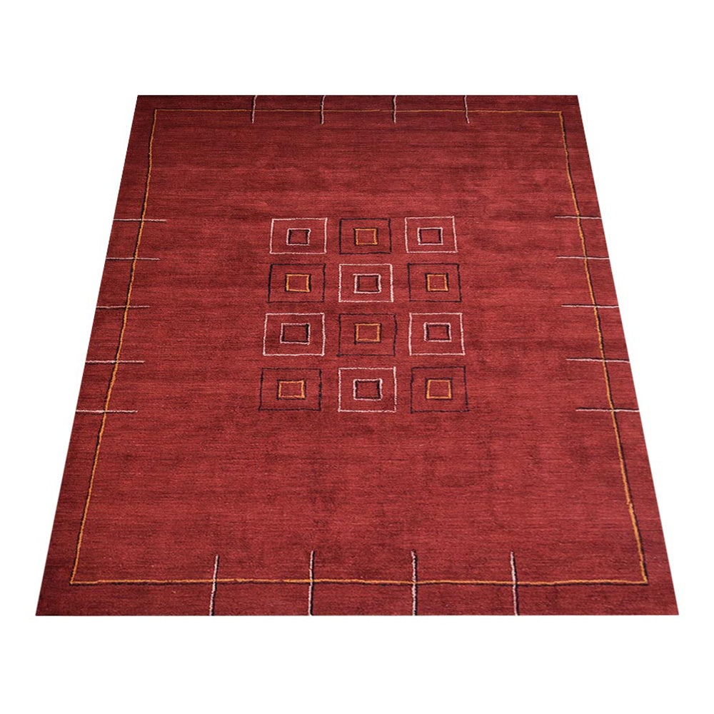 Caro Hand Knotted Loom Silk Area Rug