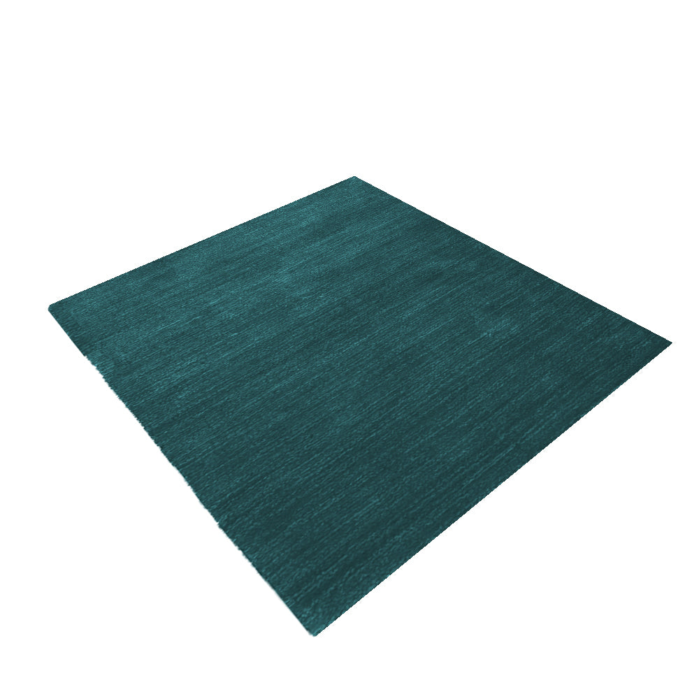 Dual Tone Hand Knotted Silk & Wool Rug