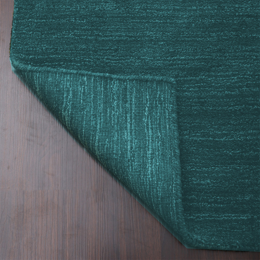 Dual Tone Hand Knotted Silk & Wool Rug