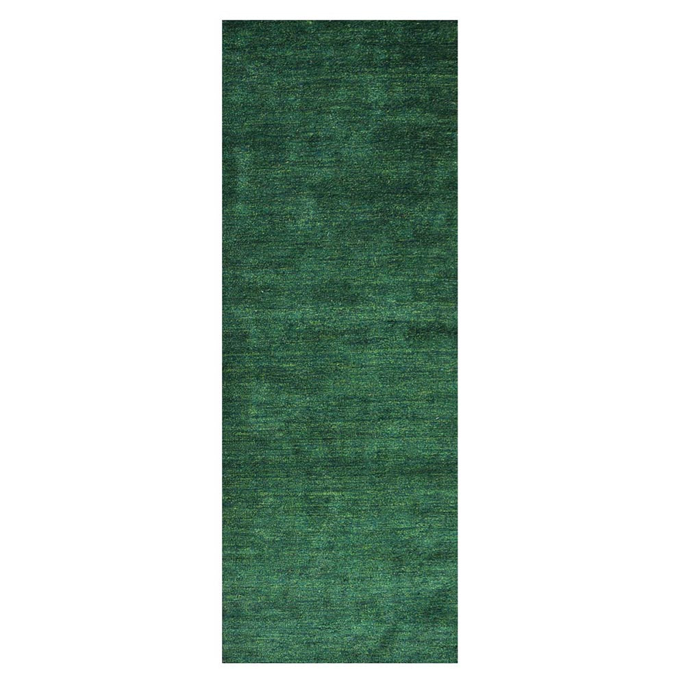 Dual Tone Hand Knotted Silk & Wool Rug