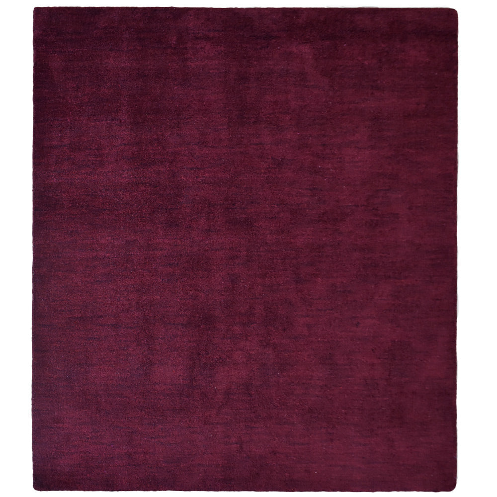 Dual Tone Hand Knotted Silk & Wool Rug