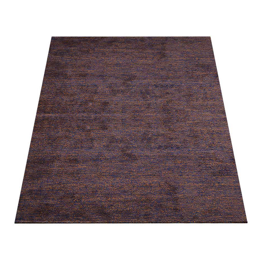 Dual Tone Hand Knotted Silk & Wool Rug