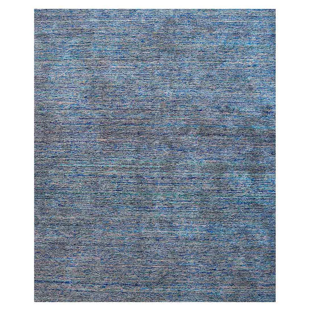 Dual Tone Hand Knotted Silk & Wool Rug