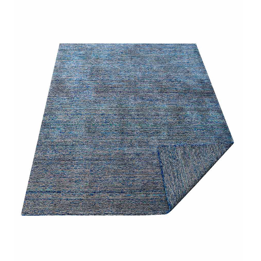 Dual Tone Hand Knotted Silk & Wool Rug