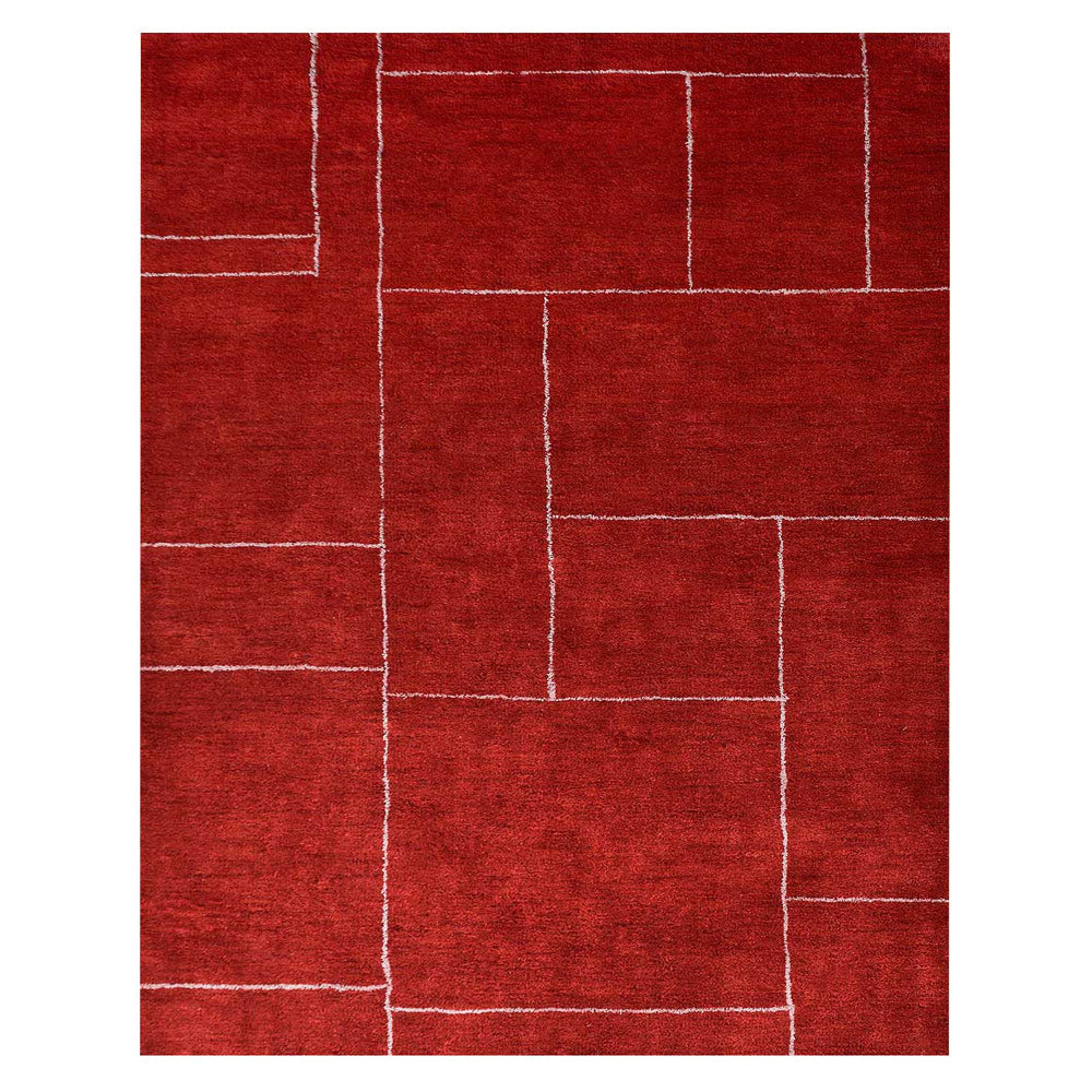 Kaveri Hand Knotted Silk & Wool Rug