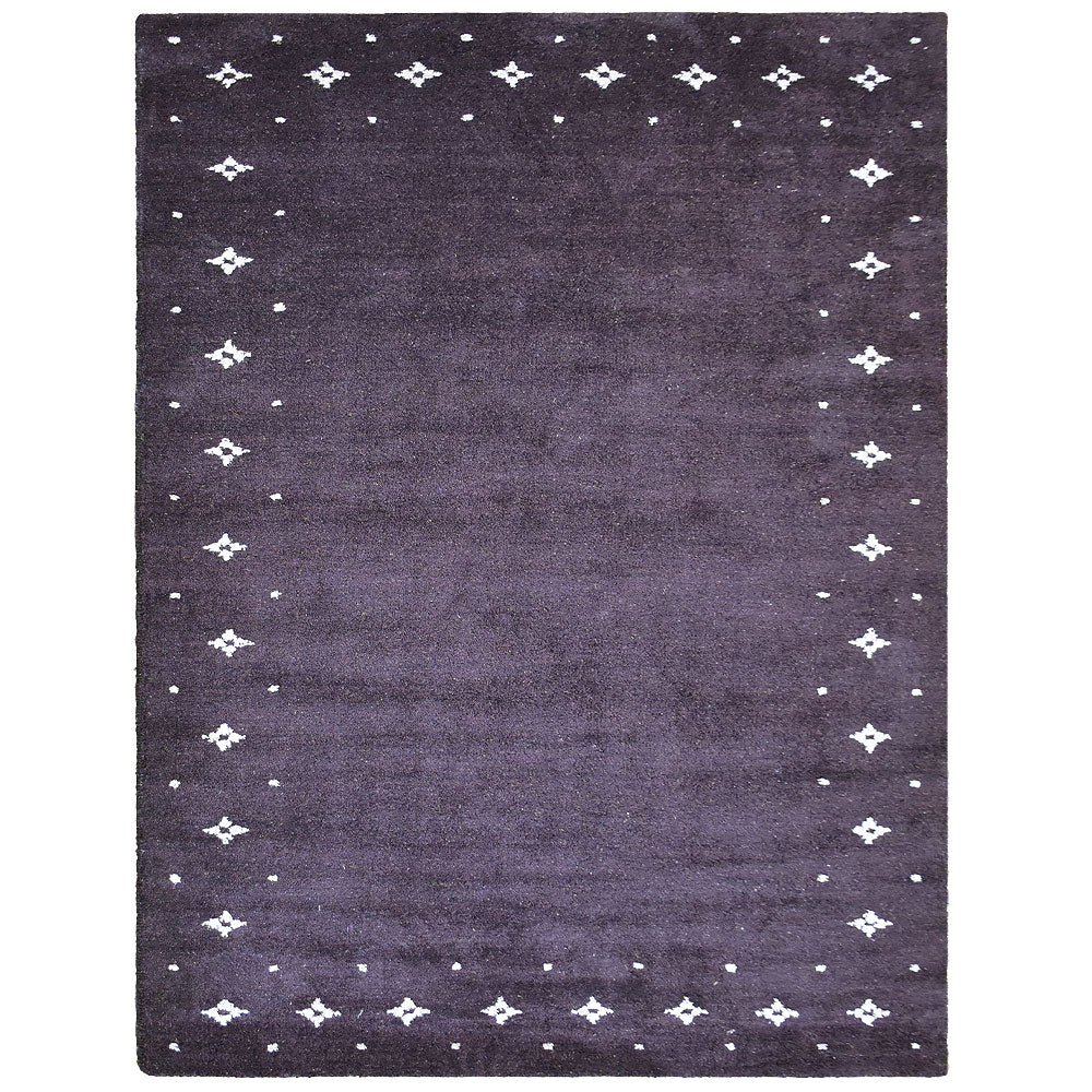 Flint Hand Knotted Silk & Wool Rug