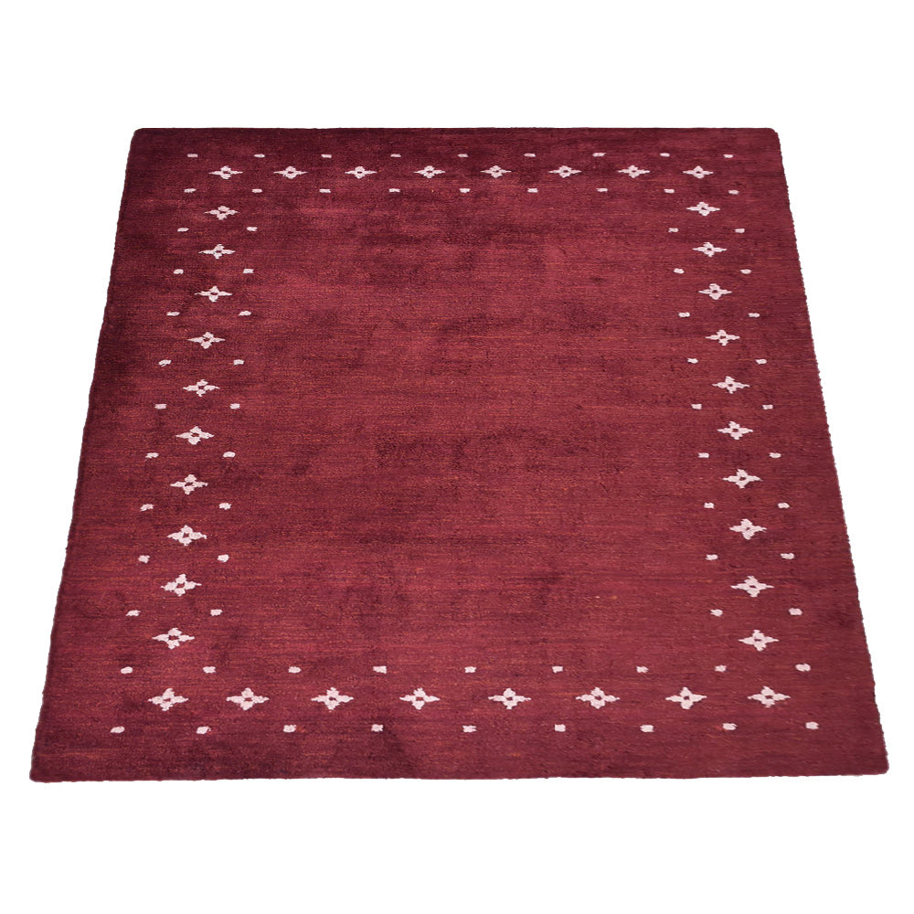 Flint Hand Knotted Silk & Wool Rug