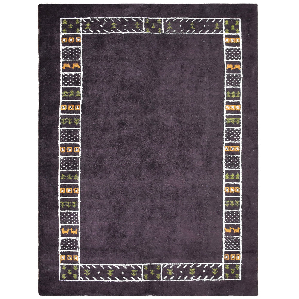 Xena Hand Knotted Silk & Wool Rug