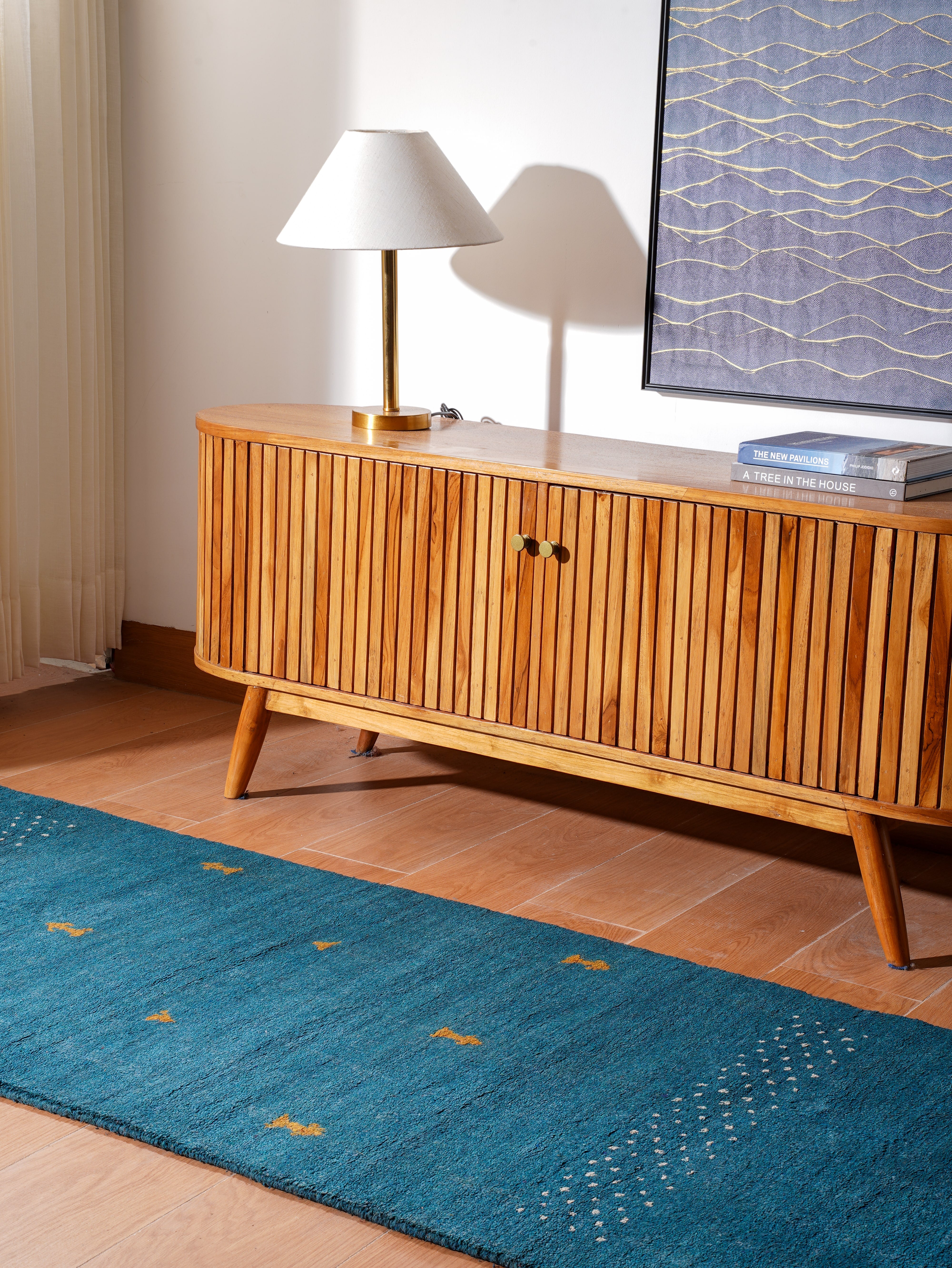 Zoe Hand Knotted Silk & Wool Area Rug
