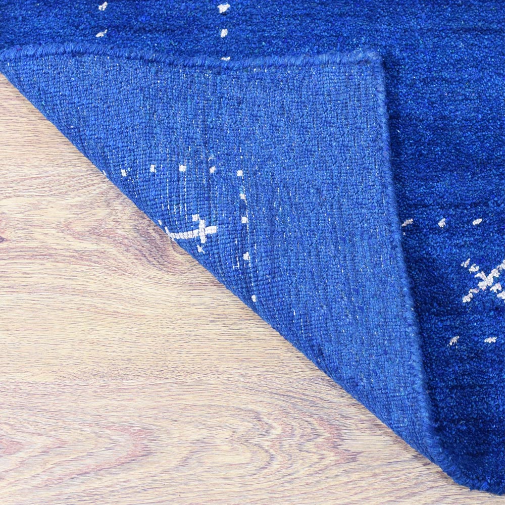 Fia Hand Knotted Silk & Wool Orange Area Rug