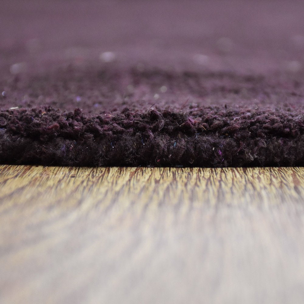 Fia Hand Knotted Silk & Wool Orange Area Rug