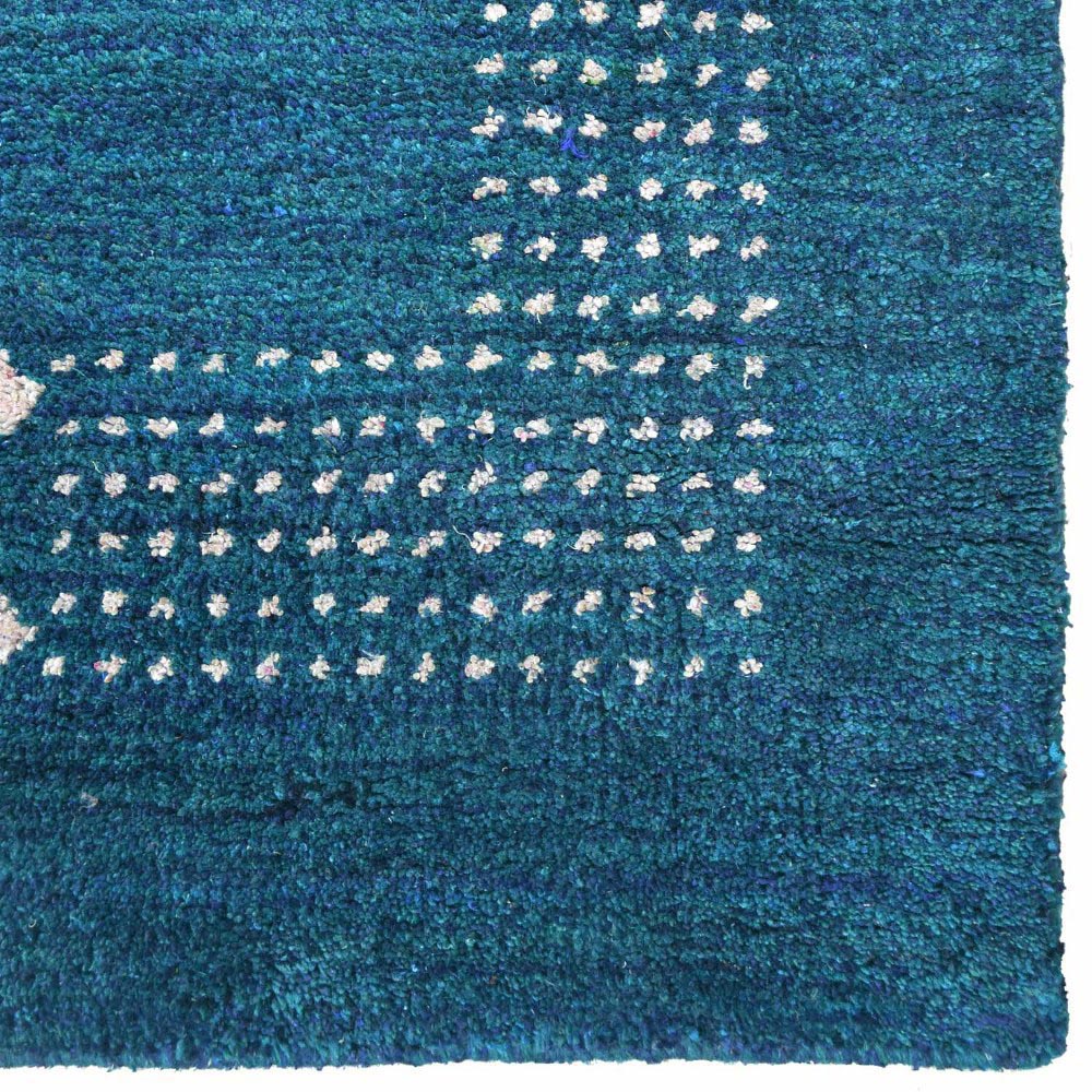 Usher Hand Knotted Silk & Wool Rug