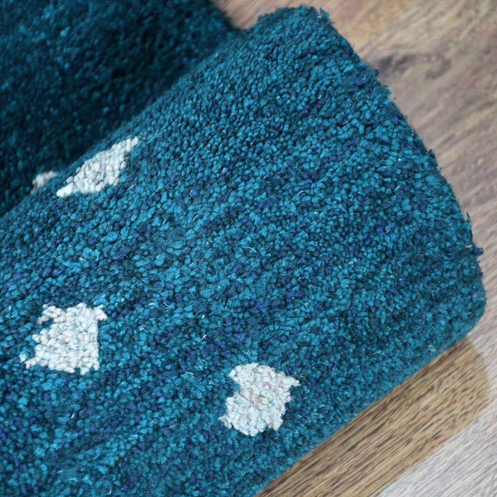 Usher Hand Knotted Silk & Wool Rug