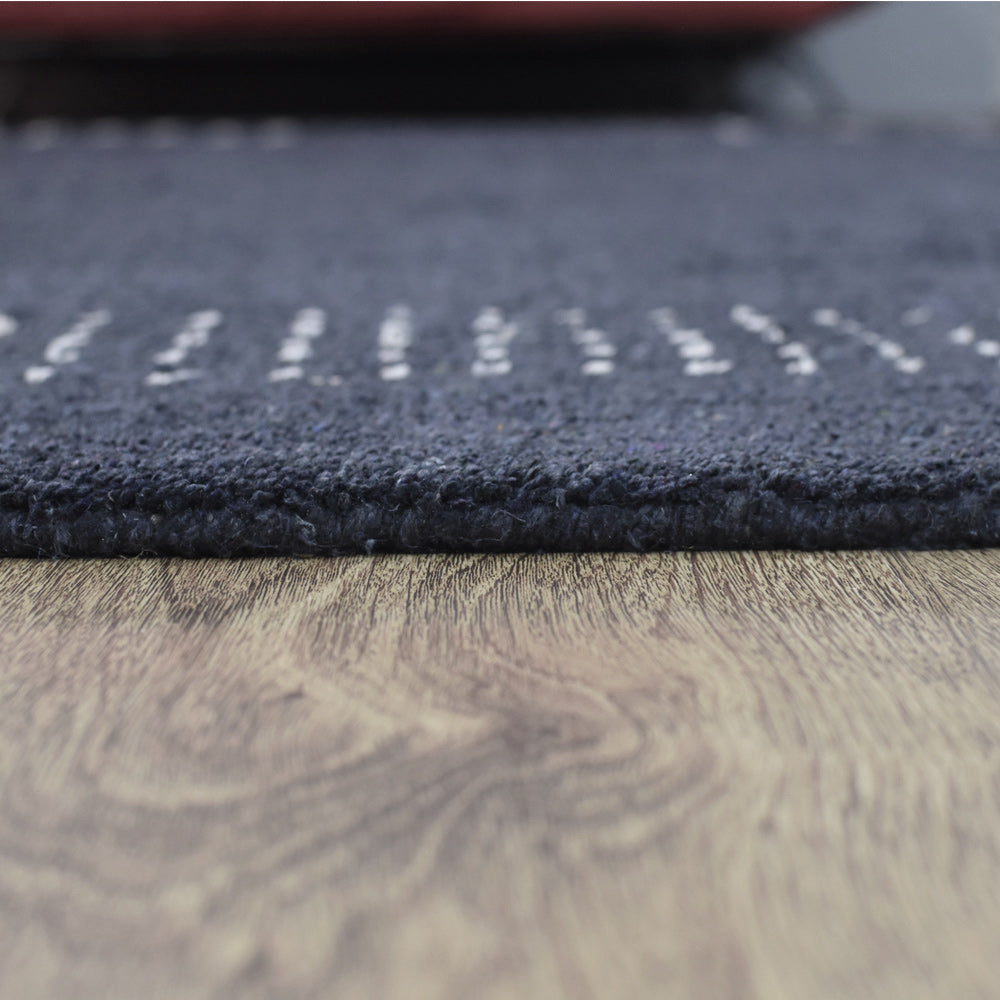 Usher Hand Knotted Silk & Wool Rug