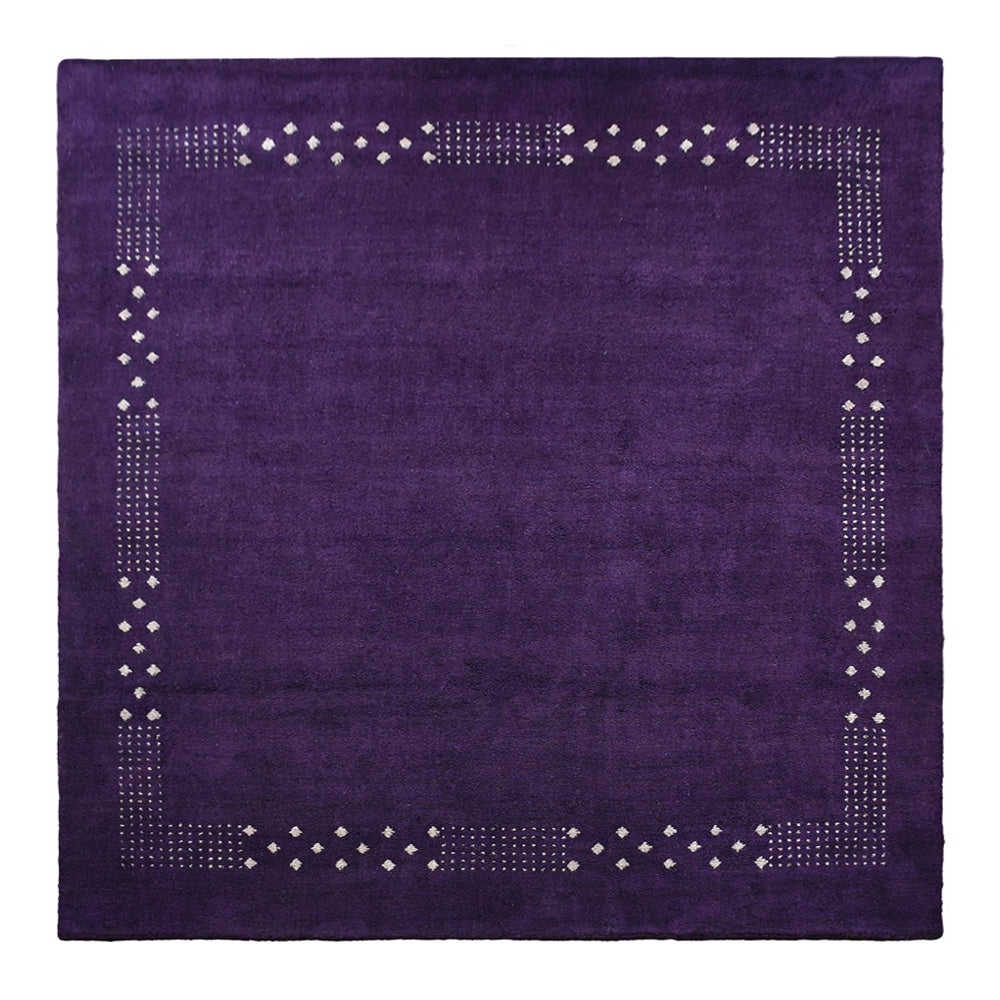 Usher Hand Knotted Silk & Wool Rug