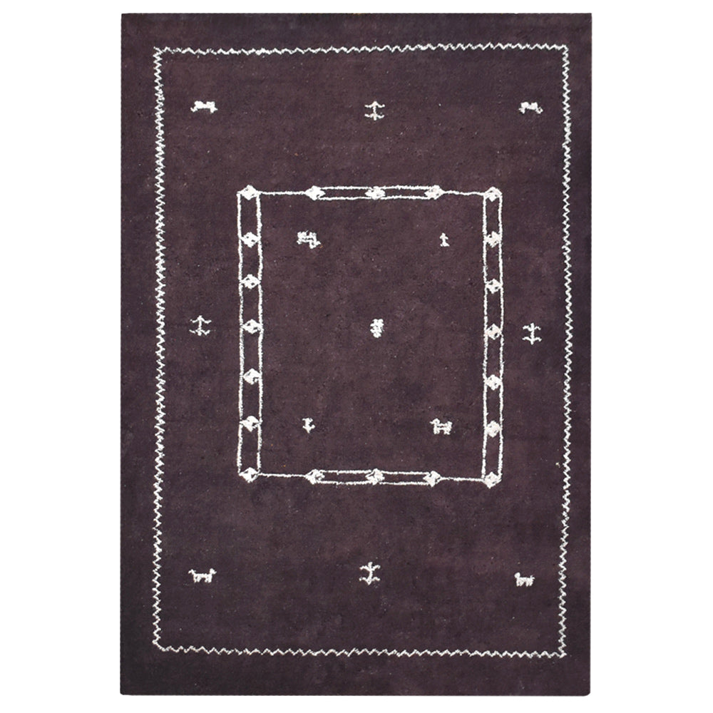 Matera Hand Knotted Loom Silk Mix Area Rug