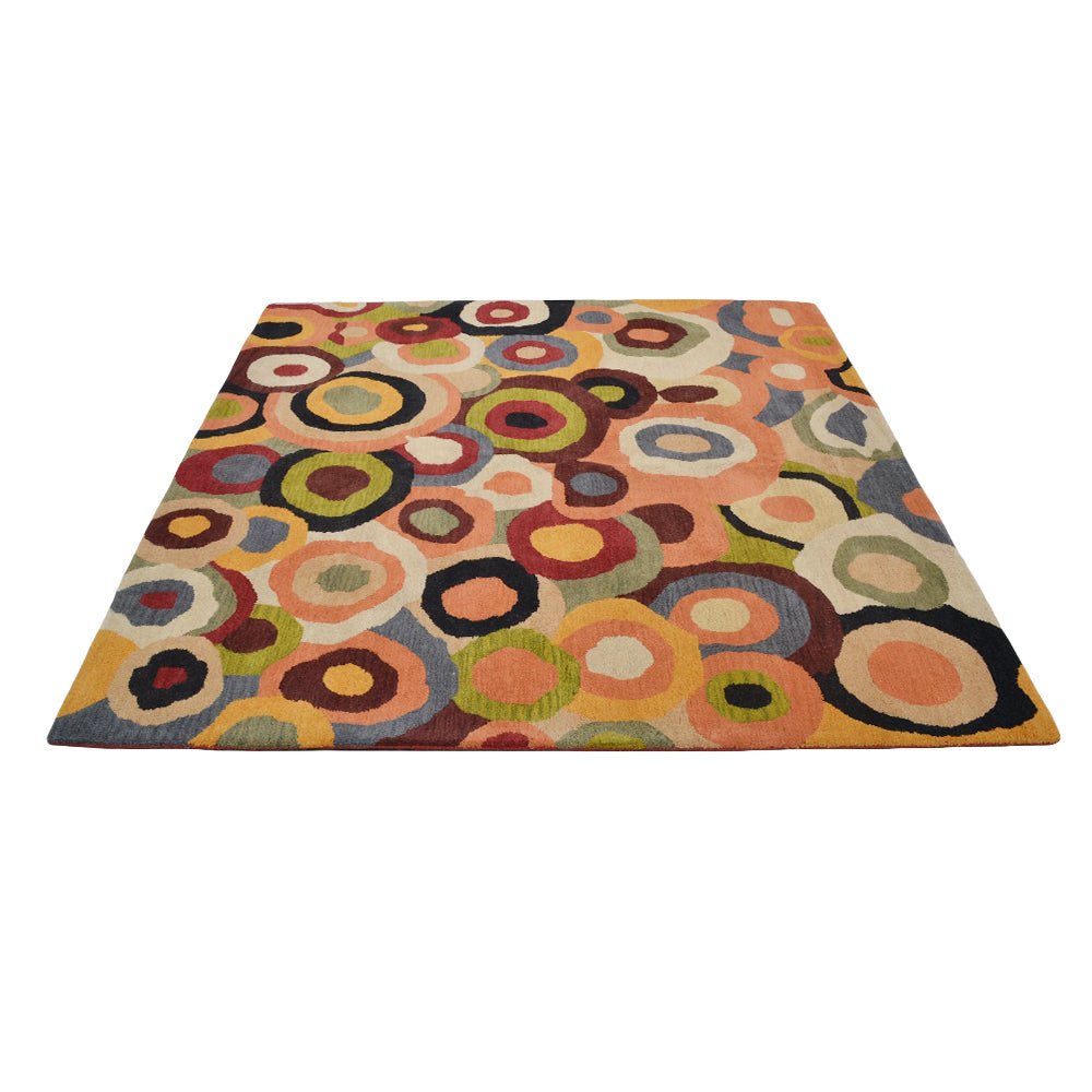 Mosaic Hand Tufted Wool Area Rug - BBH HOMES LLC