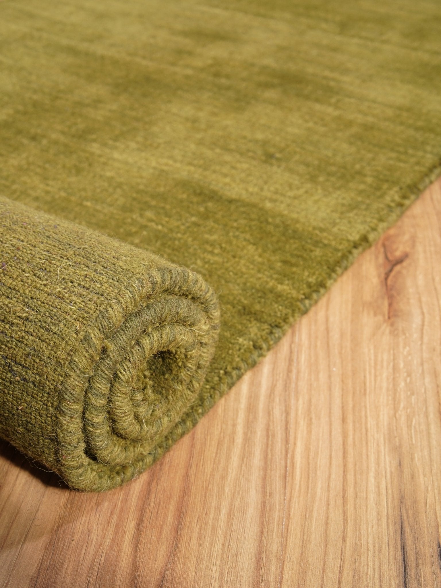 Plain Hand Knotted Wool Rug - BBH HOMES LLC