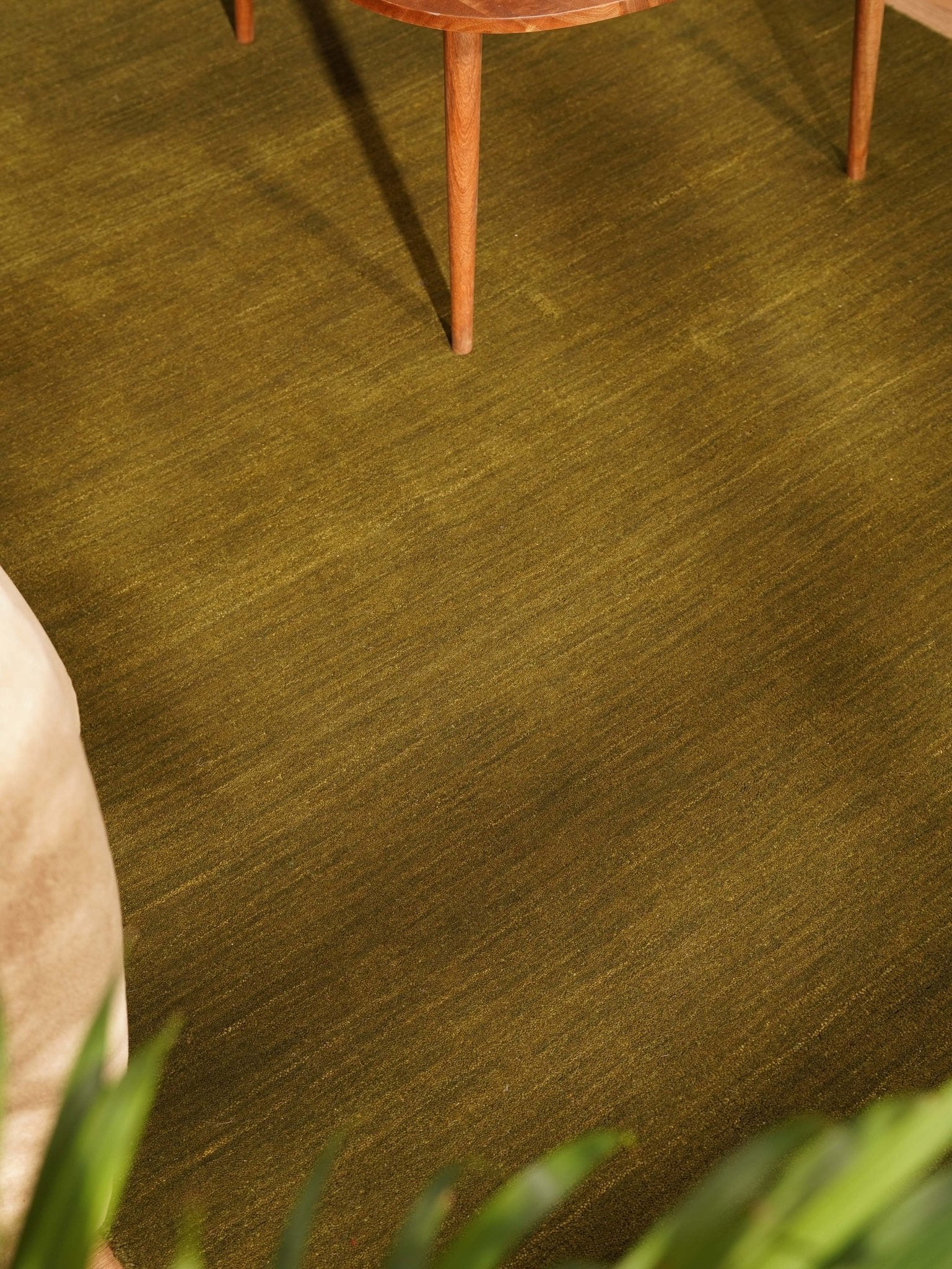 Plain Hand Knotted Wool Rug - BBH HOMES LLC