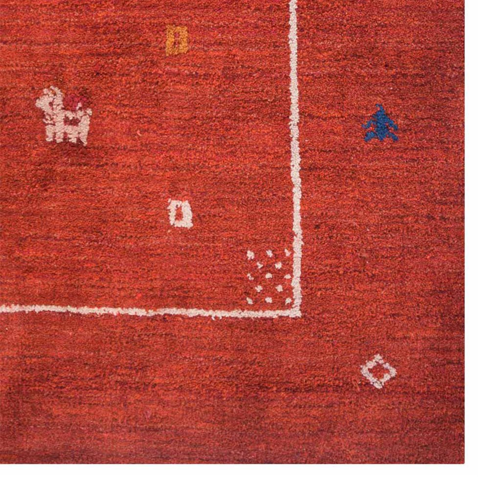 Rust Hand Knotted Recycled Silk Rug - BBH HOMES LLC