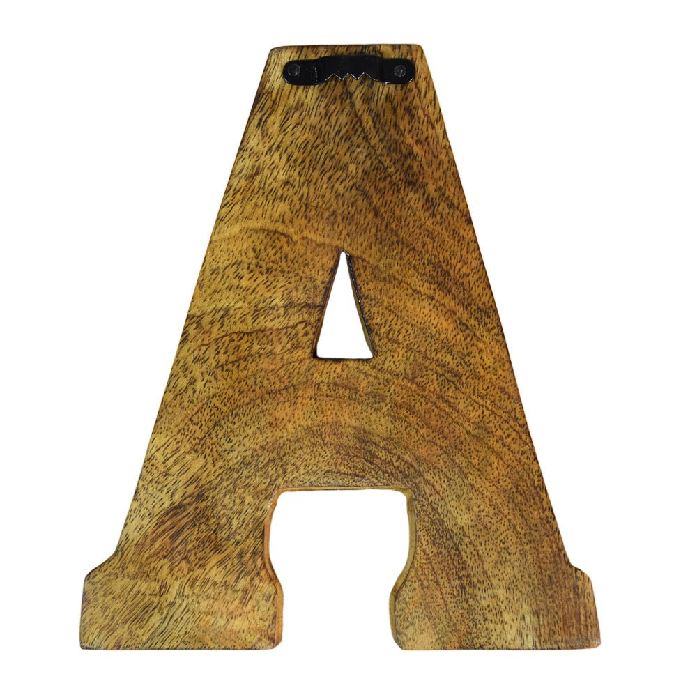 Studded Glamour Mango Wood Letter Blocks - BBH HOMES LLC