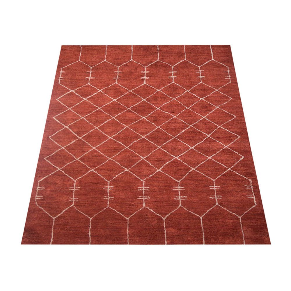 Vedika Hand Knotted Silk Blue Area Rug - BBH HOMES LLC
