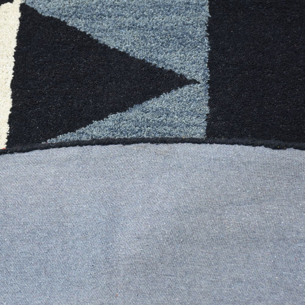 Vertex Geometric Hand Tufted Wool Rug - BBH HOMES LLC