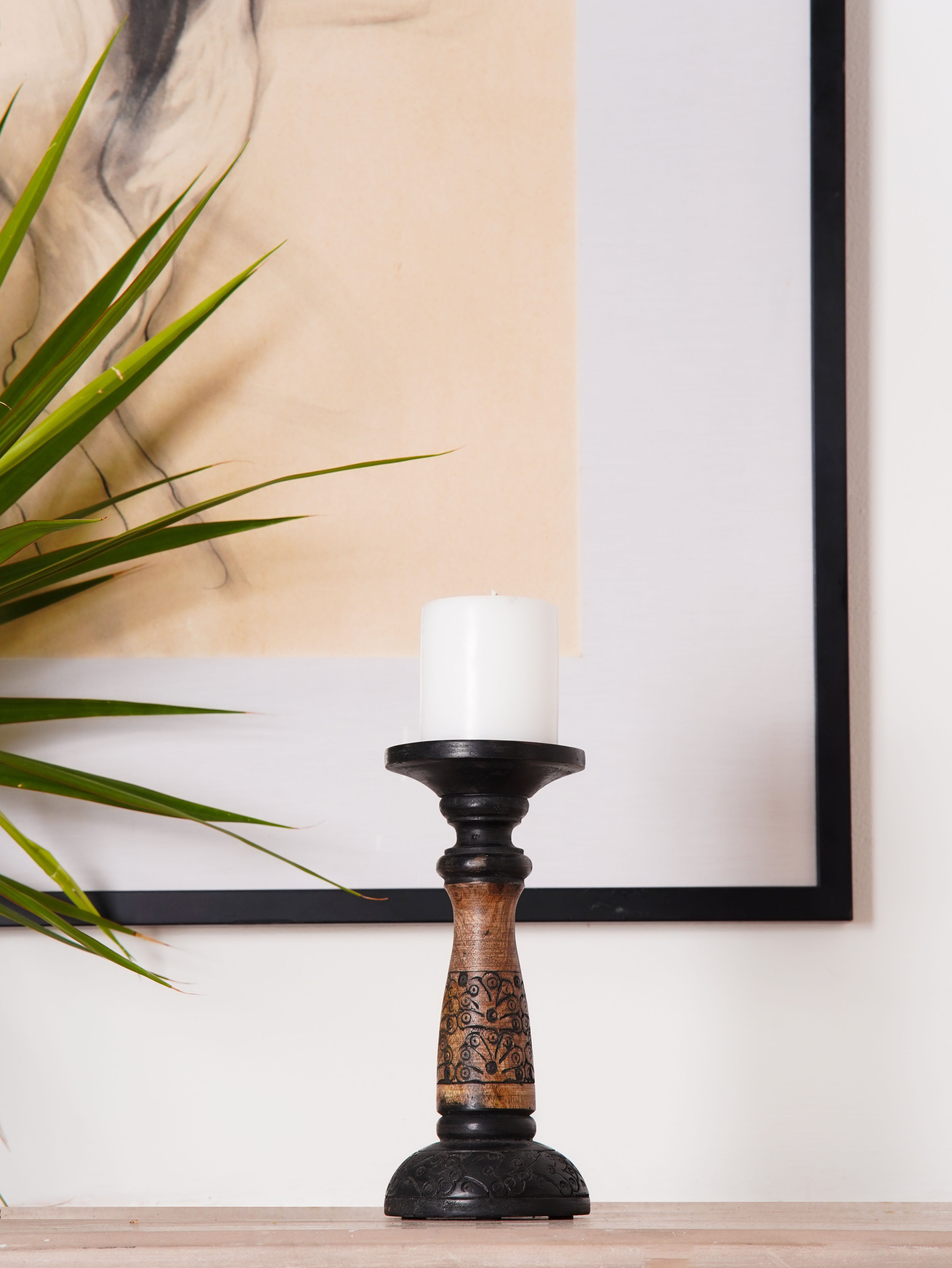 Mystique Pillar Candle Holder