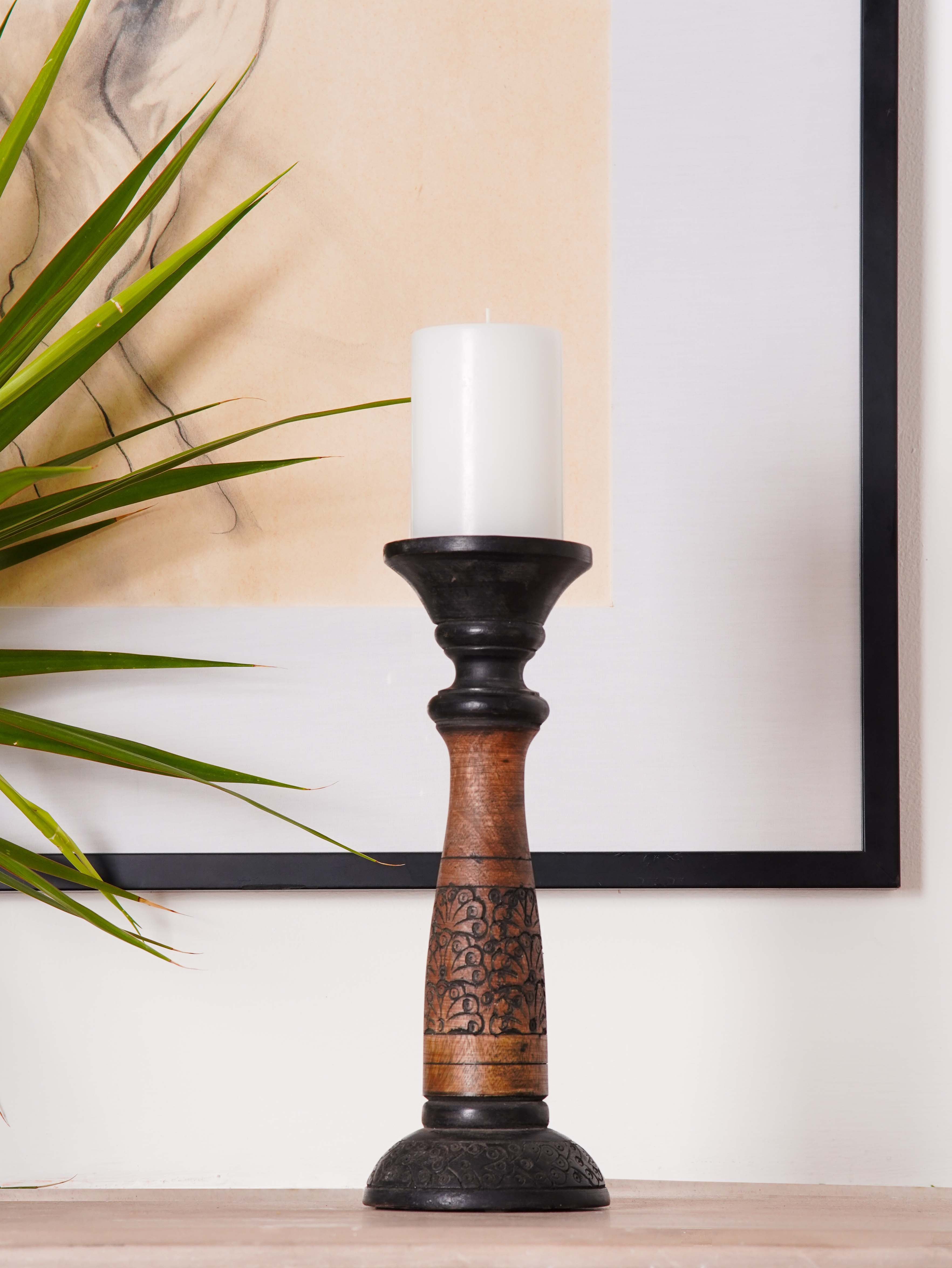 Mystique Pillar Candle Holder