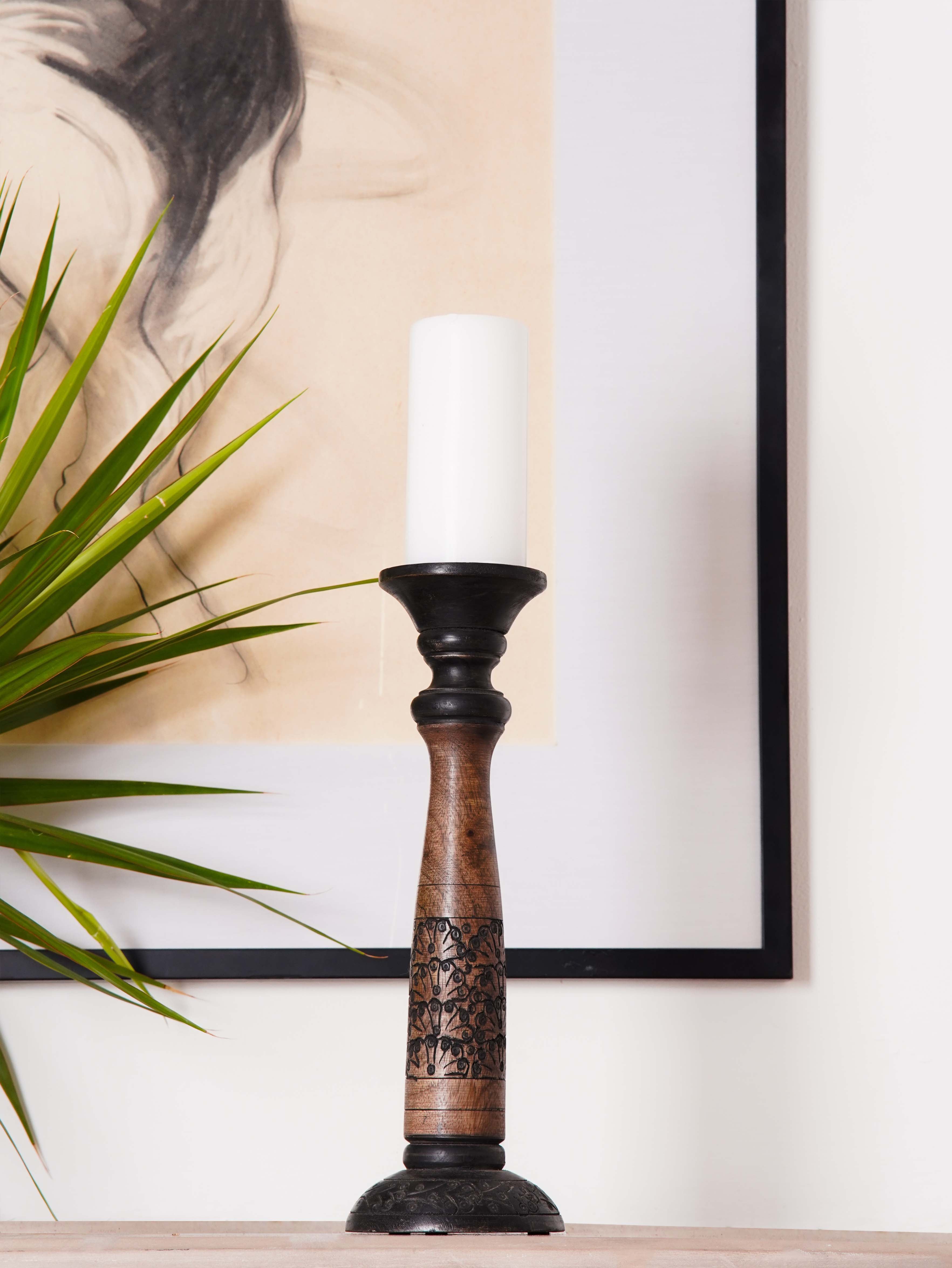 Mystique Pillar Candle Holder