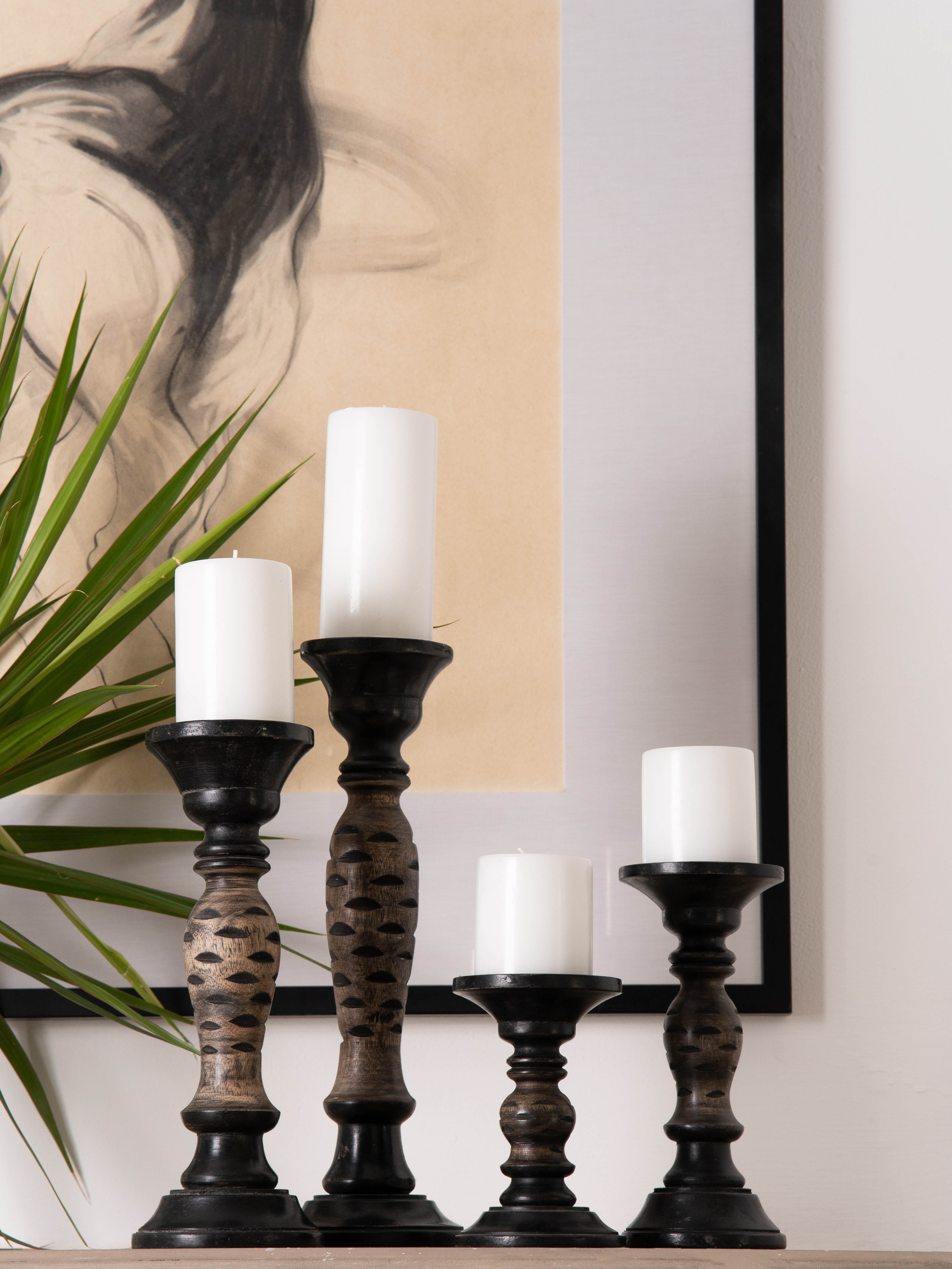 Leafscape Pillar Candle Holder